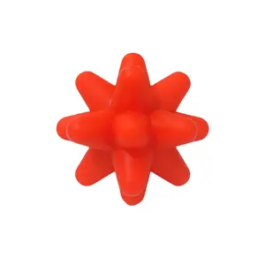 Silicone Massage Ball, Spiky Stress Relief Balls for Foot, Back and Hand Therapy, Trigger Point Ball for Exercise & Recovery