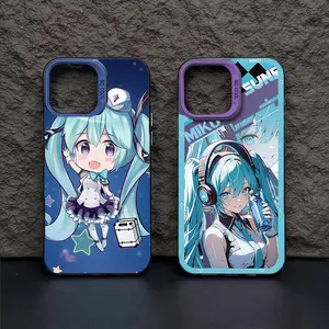 Cute Hatsune Miku Design Phone Case For Iphone 17 Pro Max 17 Air 16 15 14 13 12 11 Pro Max 16e 14 15 16 Plus XR X XS Max 7 8 Plus 17Pro 16Pro Hard PC Cover