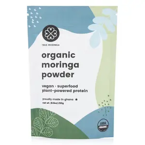 Organic Moringa Powder - Regenerative Vegan Nutrient Packed Superfood for Clean Energy and Longevity