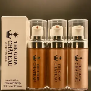 The Glow Château Face & Body Shimmer Cream – 20 ml / 0.68 fl oz