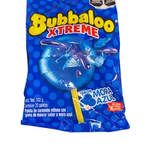 Bubbaloo Grape Gum Filled Lollipop Bubbaloo Grape Gum Filled Lollipop
