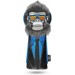 Craftsman Golf the Gentleman Gorilla Golf Club cover 460CC Driver Headcover Fit the Major Brands Golf Club