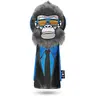 Craftsman Golf Gentleman Gorilla 460CC Driver Headcover - Unisex High-Quality Leather Golf Gift Accessory, 20x17x5cm, Resistant to Wear and Water, Protects Club Heads from Scuffs, Fits Major Brand Suit-Up Clubs, Fun Course Accent