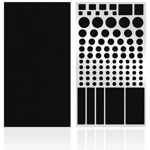 SLEEP BETTER LED Light Blocking Stickers for Router Covers, Dimming Sheets, 50%-80% LED Blackout, 2 Sheets