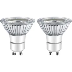 LED GU10 Range Hood Light Bulbs, LED Stove Appliance Light Bulb, Kitchen Light Replacement Halogen Light Bulb, 50W Equivalent, Warm White 120V/AC, 6W 550 Lm, ,Waterproof IP65 Pack of 2