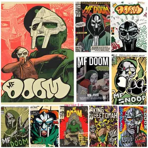 M-MF D-DOOM  Poster Bedroom Home Decor Art Poster Perfect Gift for Family and Friends