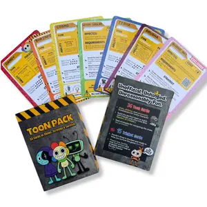 Dandy's World Toon Pack - 53 Character & Strategy Cards | Trading Deck | Unofficial Fan Merch | Vee, Astro, Pebble, Rudie, Cosmo, Boxten | Collectible Chaos for Fans