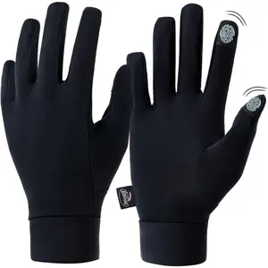 Lightweight Gloves Liner-glove liners for cold weather women and men, Thermal Touch Screen Glove Liners