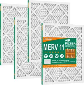 16 * 20 * 1 Air Filter,MERV 11,Furnace Air Filter for HVAC,Dust Defense-4packs by MIFLUS