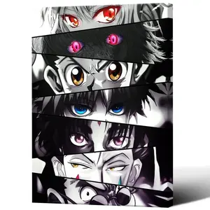Eyes Character Poster from Hunter x Hunter Japanese Anime poster | Canvas Art Print | Home Decor & Wall Art | Ideal for Home Aesthetics, Bedroom, and Living Room Wall Decoration