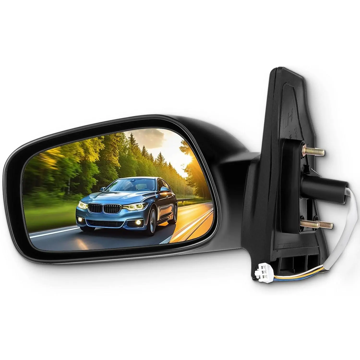 Driver Side View Mirror Fit For Toyota Corolla 2003 2004 2005 2006 2007 2008 Non-Folding Non-heated Power adjustment Left Outside Exterior Mirror TO1320178 87940-02380, 8794002380