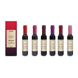 EELHOE Vin Rouge Lip Tint, Portable Waterproof Non-Fading Moisturizing Red Wine Bottle Lip Glaze Glossy Lipbalm Lipgloss Lipstick  Makeup Hydrating