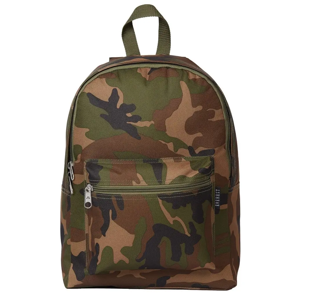 Woodland Camo Basic Backpack