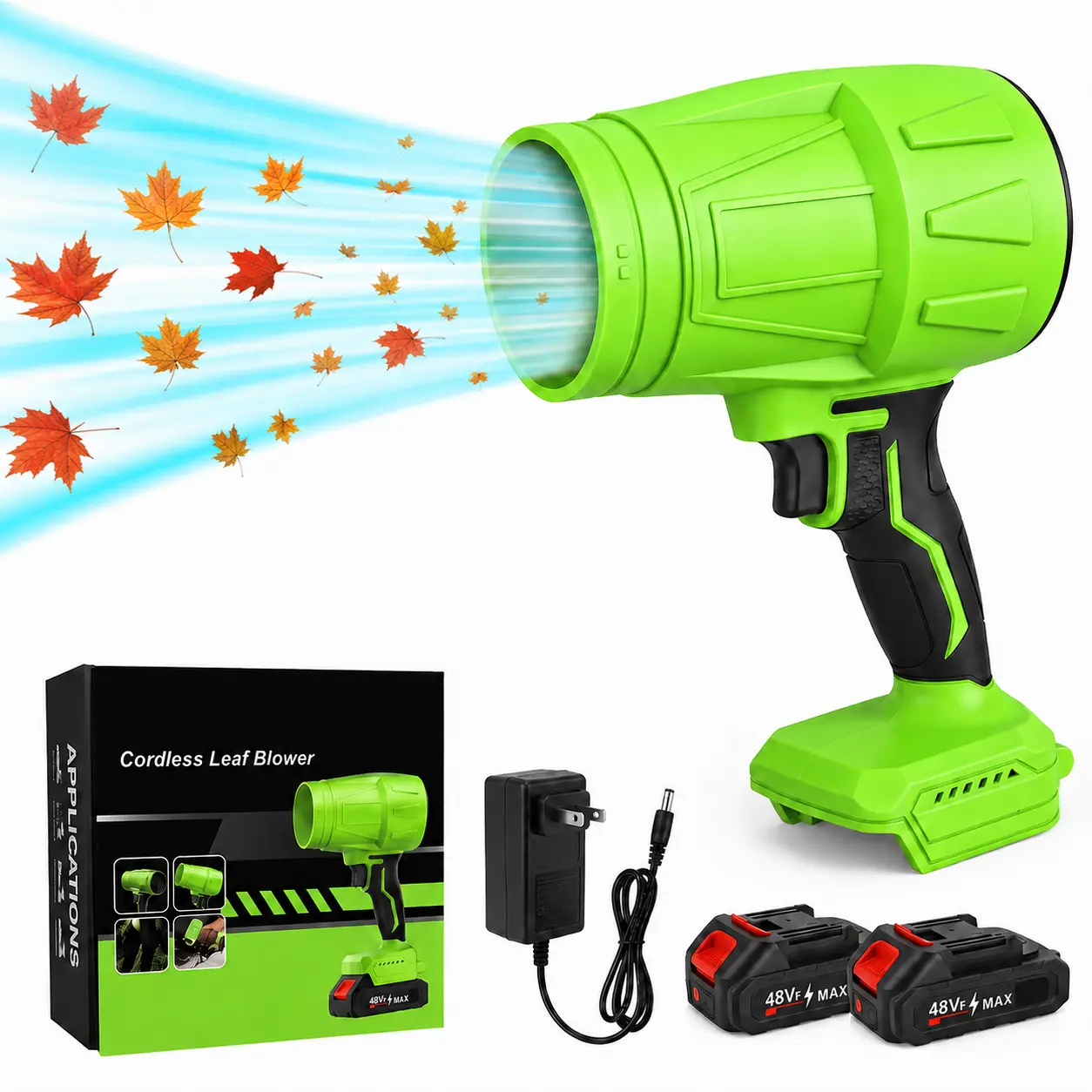 Handheld Air Blower, Garden Cleaning Tool for Car Drying After Wash, Leaf & Light Snow Removal, Ideal for Home & Garage Use, Holiday Gift Option