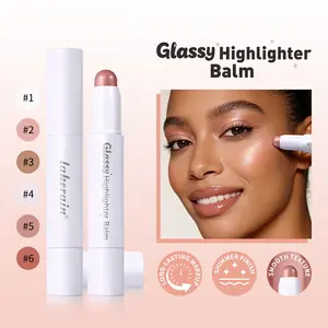 1Pcs Women's Moisturizing Glass Highlighting Pen Multi Effect Makeup Highlighting Stick Glass Texture Highlighting Stick, Facial Makeup Pen, Eye Highlighting Pen, Women's Cosmetics