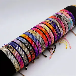 ZHONGVI Ins Hot Sale Handmade Woven Bracelet Fashion Arrow Pattern Bracelets Miyuki Seed Beads Jewelry for Women Gift Wholesale