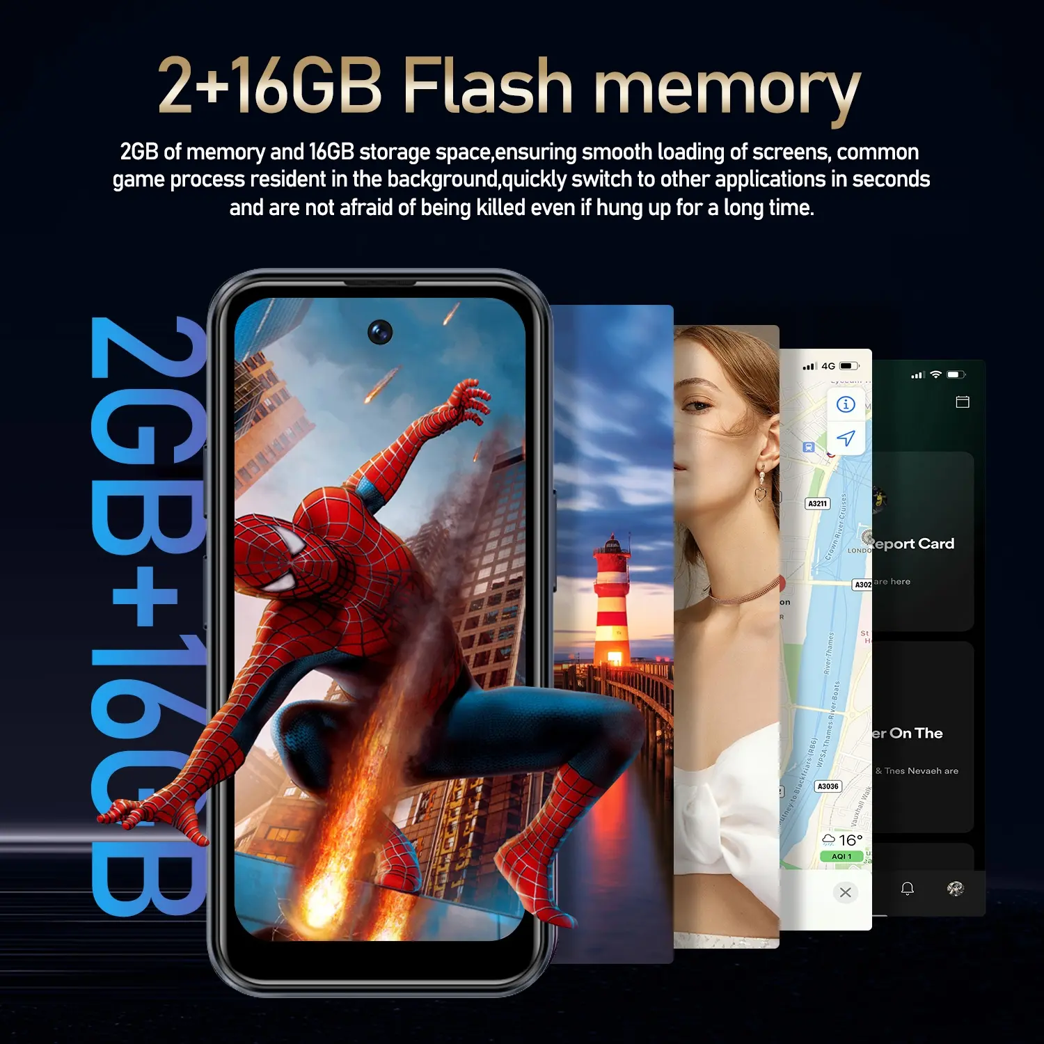 新品　fuffi スマホ Fuffi Smartphone Global 4g Network, 6.56-Inch HD Screen, 5mp+13mp