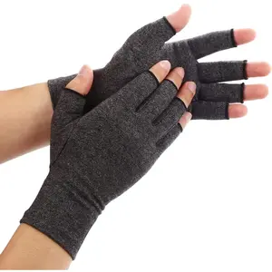 Arthritis Compression Gloves for Women Men, Fingerless Hand Thumb Gloves for Carpal Tunnel Rheumatiod Tendonitis