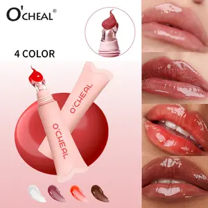 Liquid Lip Balm Hydrating Lip Gloss Essence Moisturizing Lip Oil Non-Sticky Fades Fine Lines Lip Honey 4 Colors Lip Care