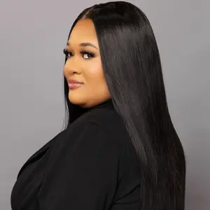 Virgin Indian Straight Bundles - Long, Straight Hair in Black
