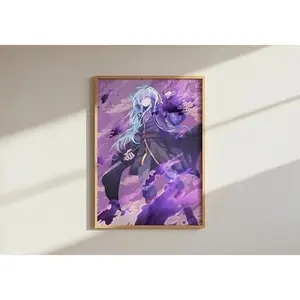 Rimuru Tempest Anime Art Poster, That Time I Got Reincarnated as a Slime