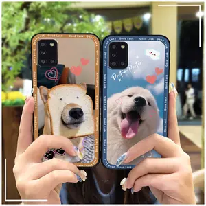 Shockproof Anti-dust Phone Case For Samsung Galaxy A31/SM-A315 Anti-knock Mobile Case Phone Protector Cute Silicone Dirt-resistant Graffiti Cartoon Durable Soft case Protective