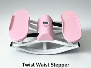 Premium U-Shape Twist Stepper - Low-Impact Fitness Exercise Machine for Glutes, Legs, and Full-Body Workouts