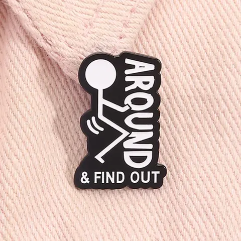 Letter Design Brooch, Cute Badge for Backpack & Hat & Clothes Decor, Fashion Accessories for Women & Men, Hat Pins