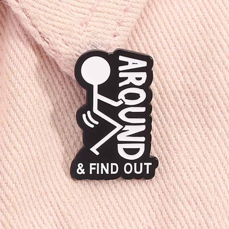 Letter Design Brooch, Cute Badge for Backpack & Hat & Clothes Decor, Fashion Accessories for Women & Men, Hat Pins