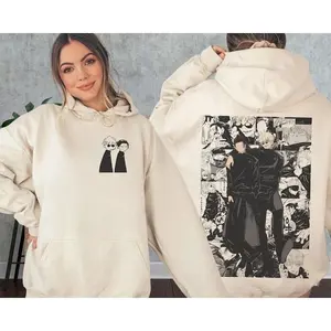 Gojo And Geto Hoodie, Satoru & Suguru Shirt, Streetwear Japanese, Gift for Anime Lovers