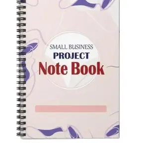Small Business Project Notebook with Hardcover, 10 Sections, and Spiral Binding