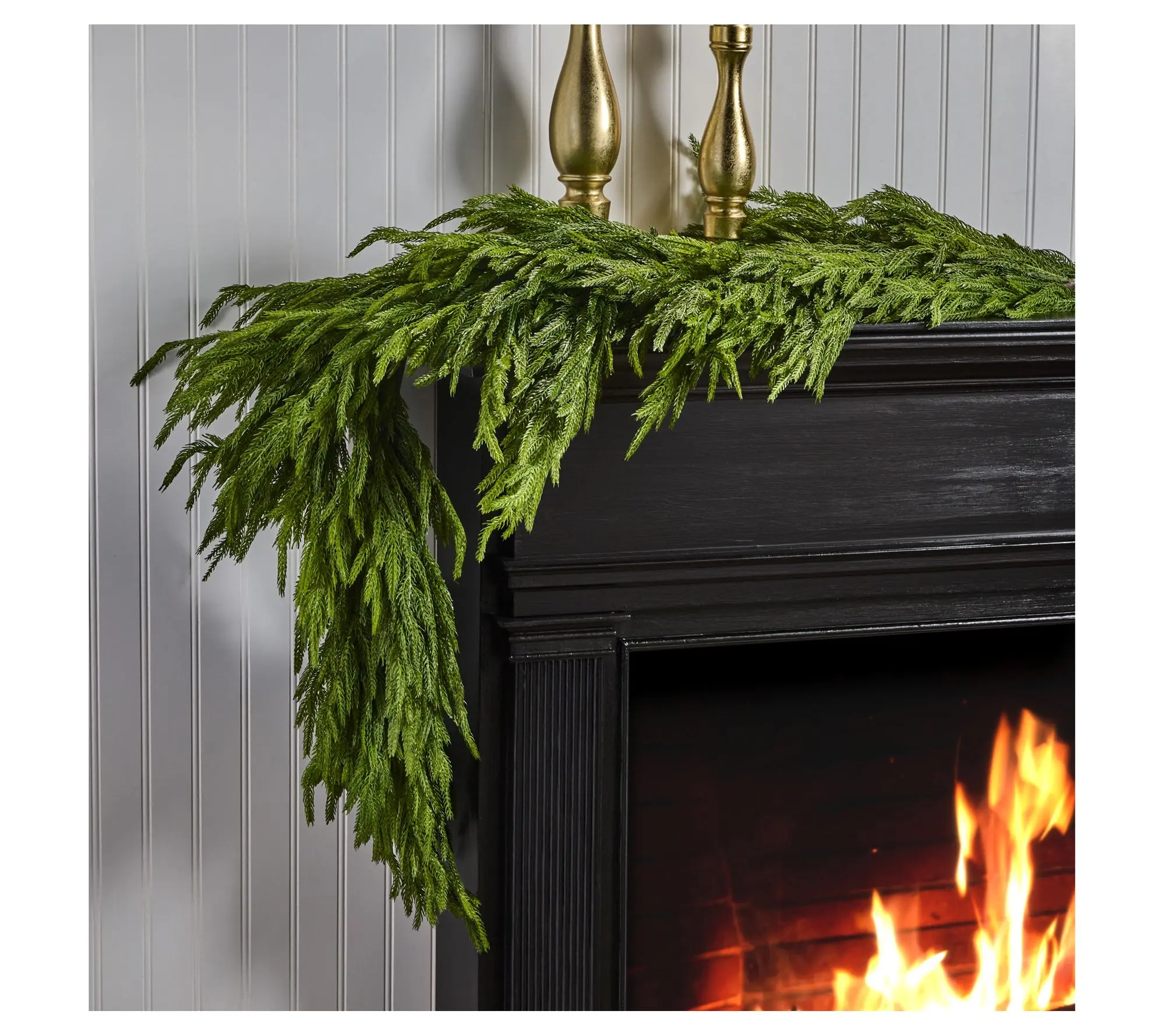 60x16" Natural Touch Norfolk Pine Garland by Valerie
