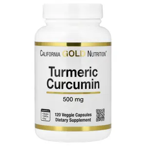 California Gold Nutrition Turmeric Curcumin, 500 mg, 120 Veggie Capsules