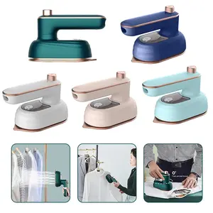 Effortlessly Fresh: Professional Mini Steam Iron for Perfectly Pressed Clothes at Home and Away!