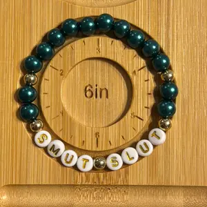 Green & Gold Smut Bracelet