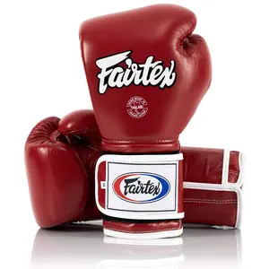 Fairtex BGV9 Mexican Style Red White Muay Thai Boxing Glove - Heavy Hitter