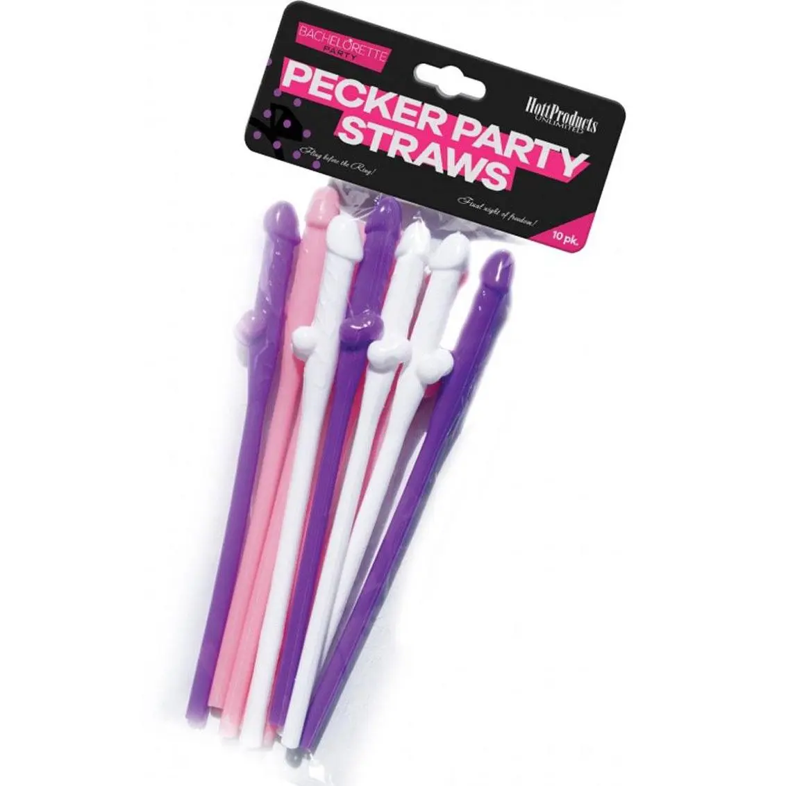 Bachelorette Party Pecker Sipping Straws