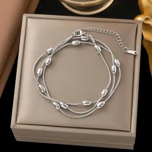 925 Sterling Silver Exquisite Solid Chain Bracelet Fashion Charm Women Men Wedding Cute Simple Models Jewelry