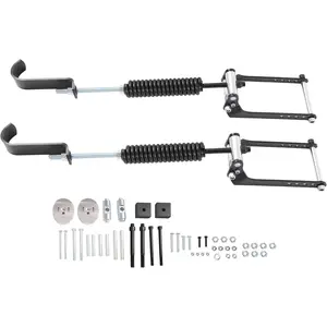 Rear Leaf Spring Suspension Kit Compatible with 2009-2025 Ford F150 4WD Heavy Duty Suspension Leaf Spring Enhancement Kit Powder Coated