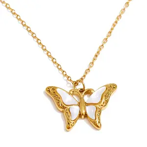 Butterfly Kiss 18K Gold Plated Necklace Butterfly Kiss 18K Gold Plated Necklace