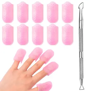 [SPECIAL DEAL] Makartt Gel Nail Polish Remover Kit - 20 Reusable Clips with Double-Ended Metal Cuticle Pusher Nail Care Manicure