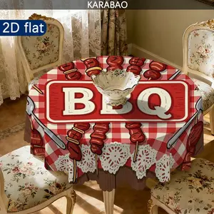 Plaid BBQ Party Tablecloth, Outdoor Picnic Blanket, Camping Decor, Perfect Home Dining Room Decoration, Gift for Friends