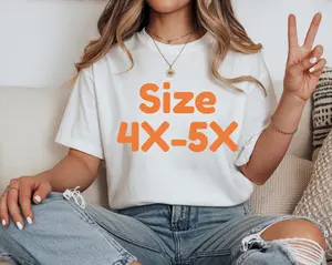 Live Build Your Own Gildan Tshirt on Live - Size 4X-5X Cotton Top with Custom Transfer Option