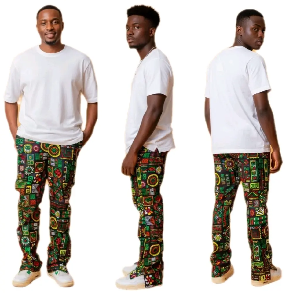 Men's Ankara Trousers - Stylish and Comfortable Pants for Everyday Wear