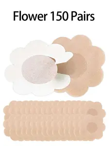 Women's Round/Flower Shaped Disposable Nipple Covers, Self Adhesive Invisible Breast Stickers, Women's Lingerie Accessories for Daily Wear