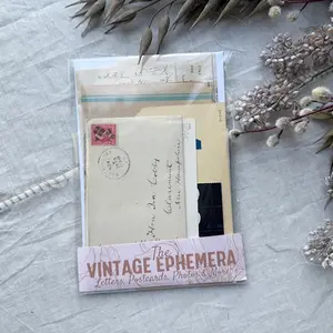 Vintage Ephemera Pack for Junk Journaling