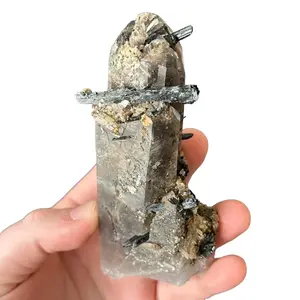 Aegirine,Smoky Quartz, Microcline, Zircon Specimen
