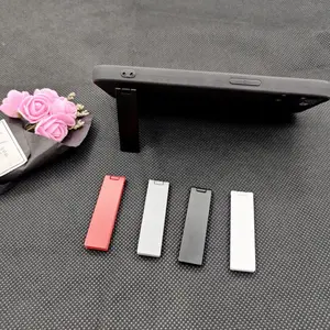 Desktop Stand Neutral Ultra-Thin Single-Bar Metal Stand Multi-Function Card-Style Flip-Cover Phone Holder #WZZJ1