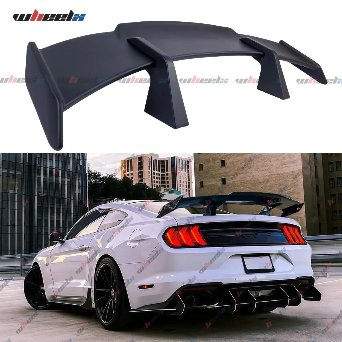 58" MP Style Universal Trunk Spoiler, PRO Series Gloss Black Carbon Fiber , Fits Chevy, Ford Mustang, BMW, Mercedes-Benz, Dodge Charger, Audi, Honda Accord, Civic, Infiniti
