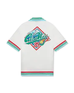 CASABLANCA Casa Way World Series - Silk Satin Mens Apparel